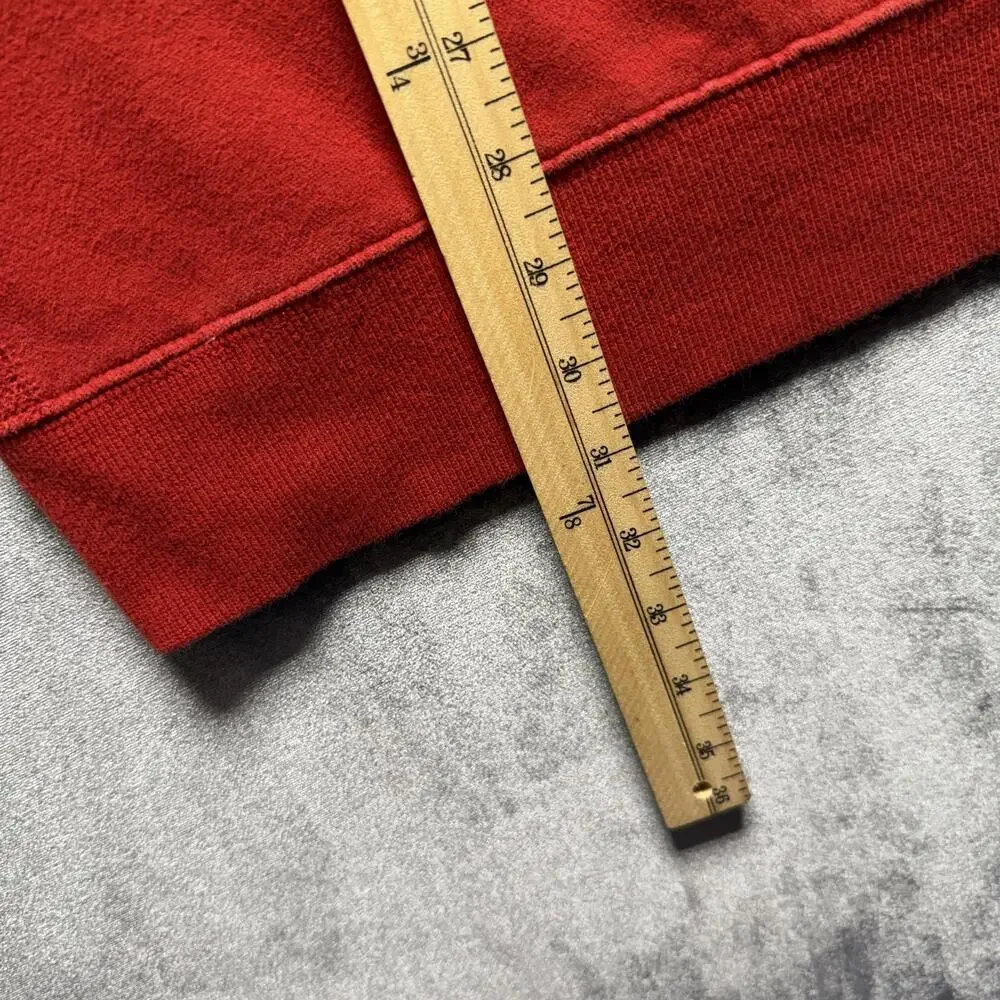 IZOD Sweatshirt Mens XLT Red Fleece Embroidered Logo Pullover Big & Tall